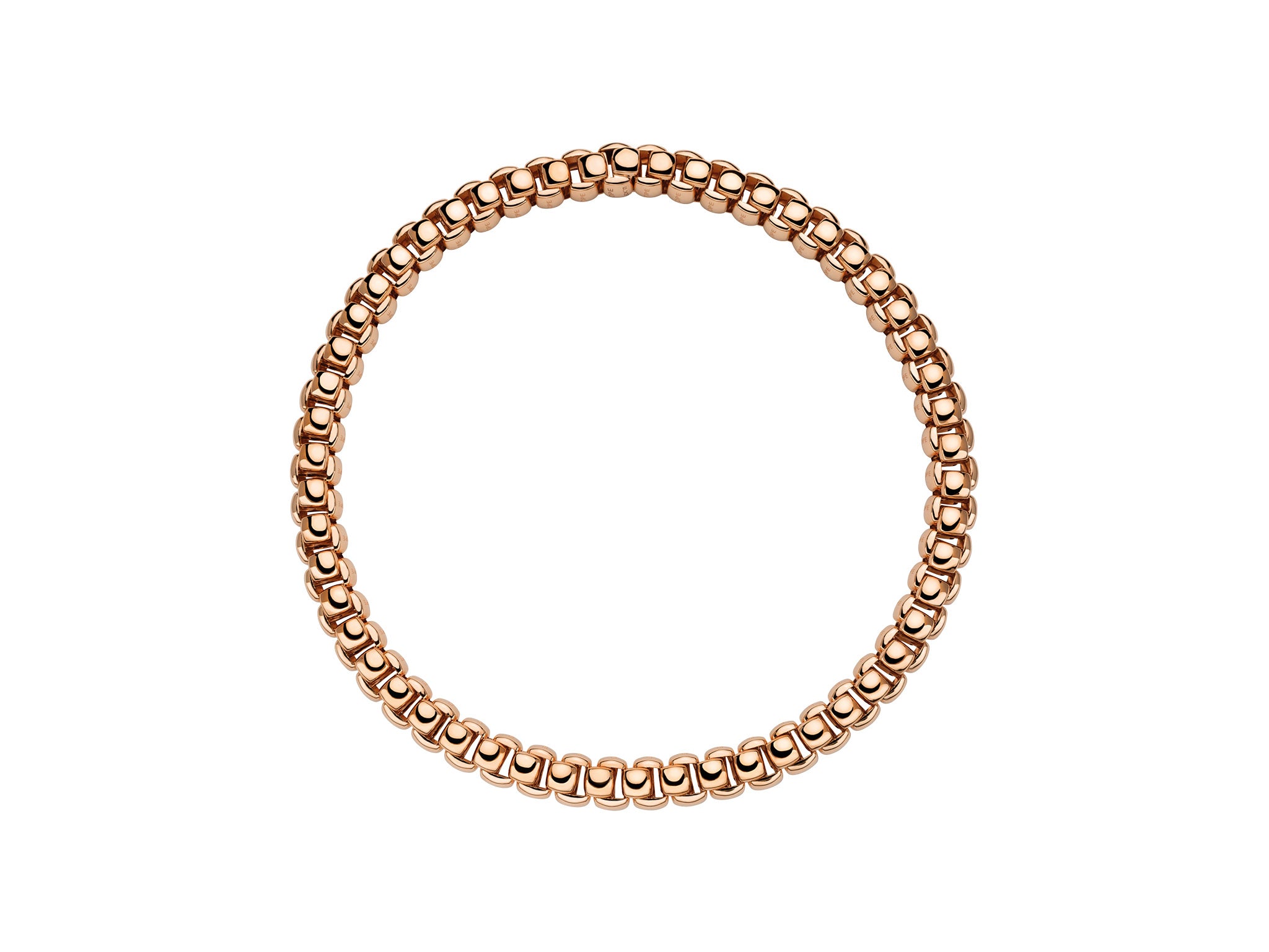 FOPE LUNA 18K Gold Flex'it Necklace with a White Diamond - Jackson Hole Jewelry Company