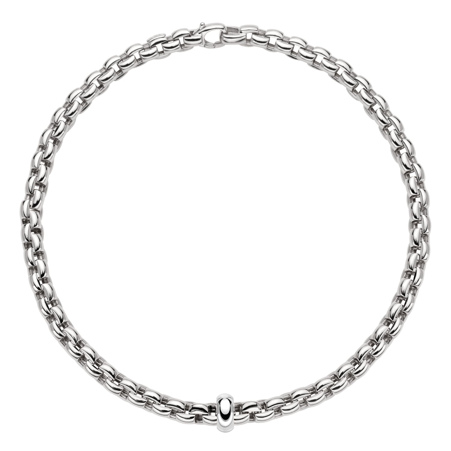 FOPE Necklace in 18K White Gold - EKA Collection - Jackson Hole Jewelry Company