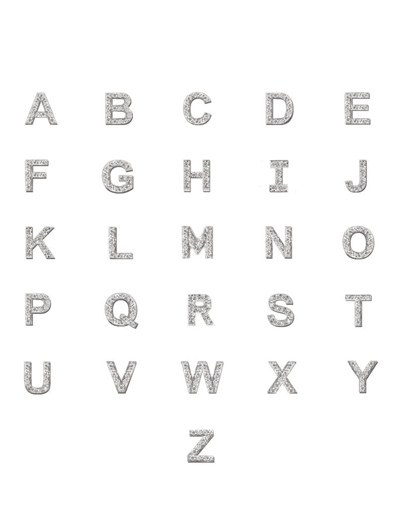 ANZIE Single Love Letter Pave Charm with Loop, A to Z (Huggie not included) - Jackson Hole Jewelry Company