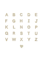ANZIE Single Love Letter Pave Charm with Loop, A to Z (Huggie not included) - Jackson Hole Jewelry Company