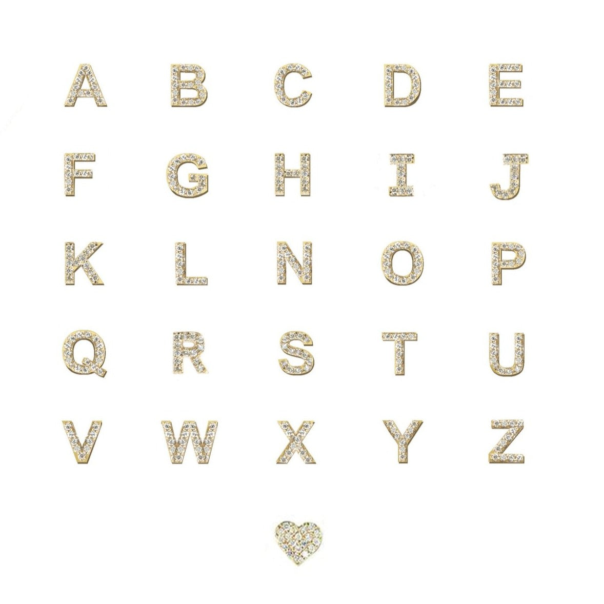 ANZIE Love Letter Pavé Diamond Necklace - Jackson Hole Jewelry Company