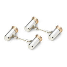 D&F Sterling Silver Shotgun Cartridge Cufflinks - Jackson Hole Jewelry Company