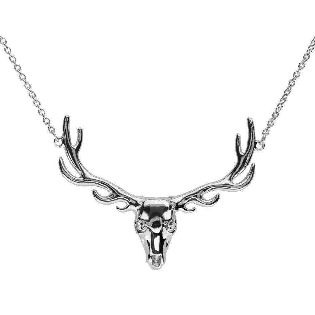 Silver Elk Antler Necklace Jackson Hole Jewelry Company