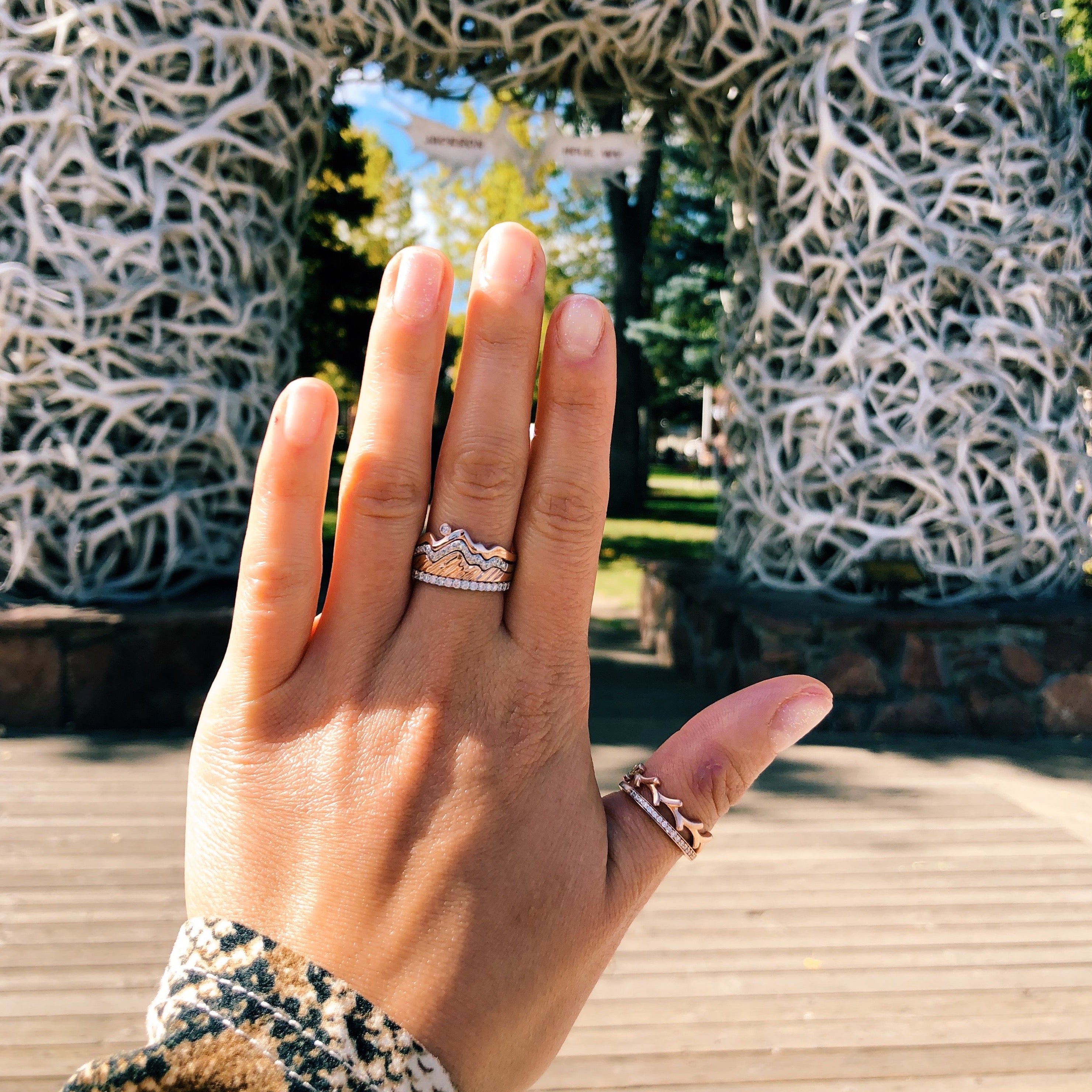 18 Karat French Cut Diamond Pavé 1.5mm Eternity Band Only - Jackson Hole Jewelry Company