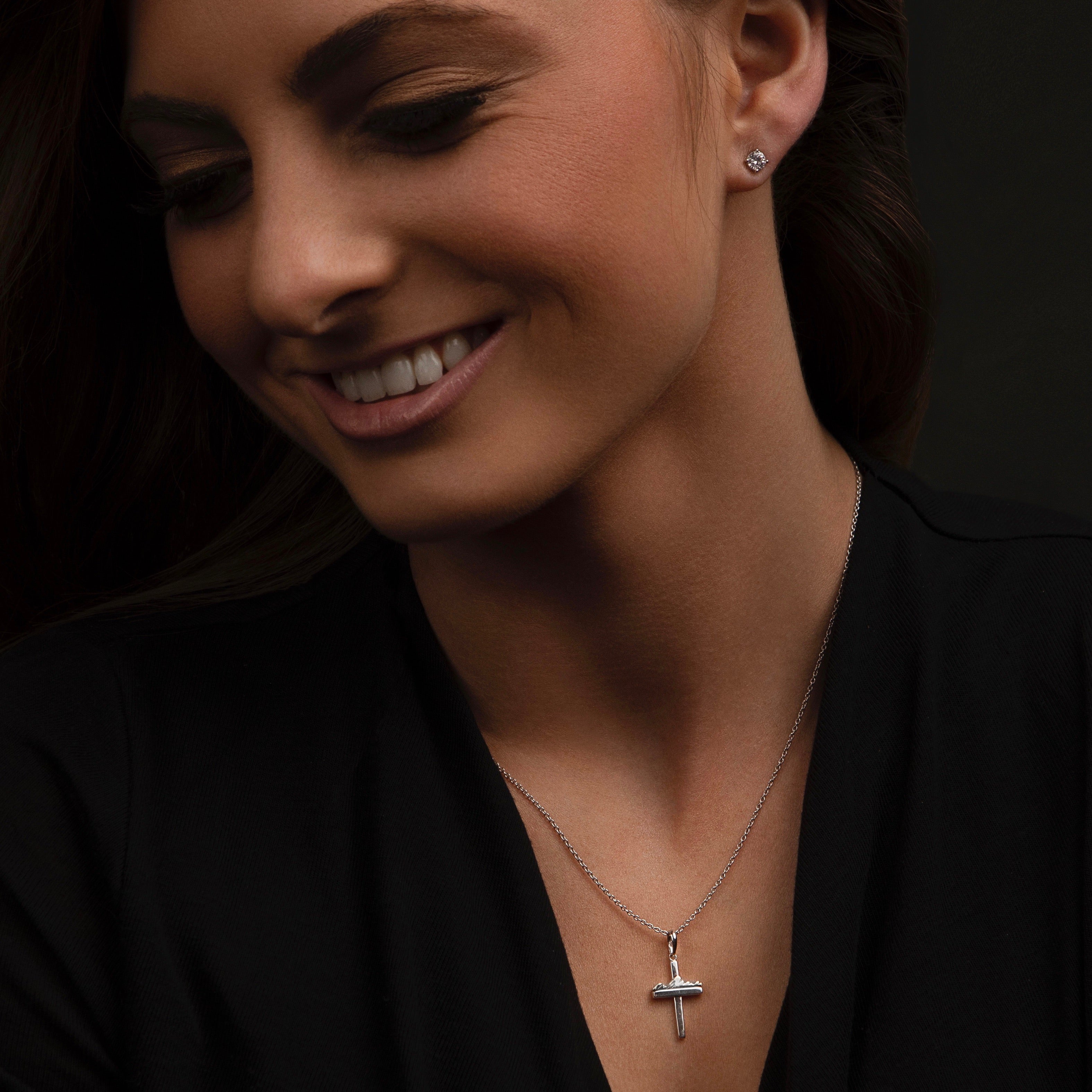 Teton Cross Sterling Silver Necklace - Jackson Hole Jewelry Company