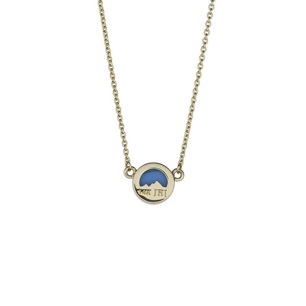Sleeping Beauty Turquoise Circle Necklace - Jackson Hole Jewelry Company