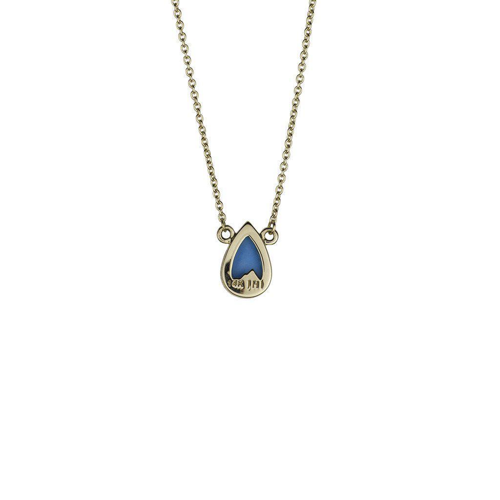 Sleeping Beauty Turquoise Pear Necklace - Jackson Hole Jewelry Company