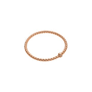 FOPE EKA 18K Gold Flex'it Bracelet with a Black Diamond - Jackson Hole Jewelry Company