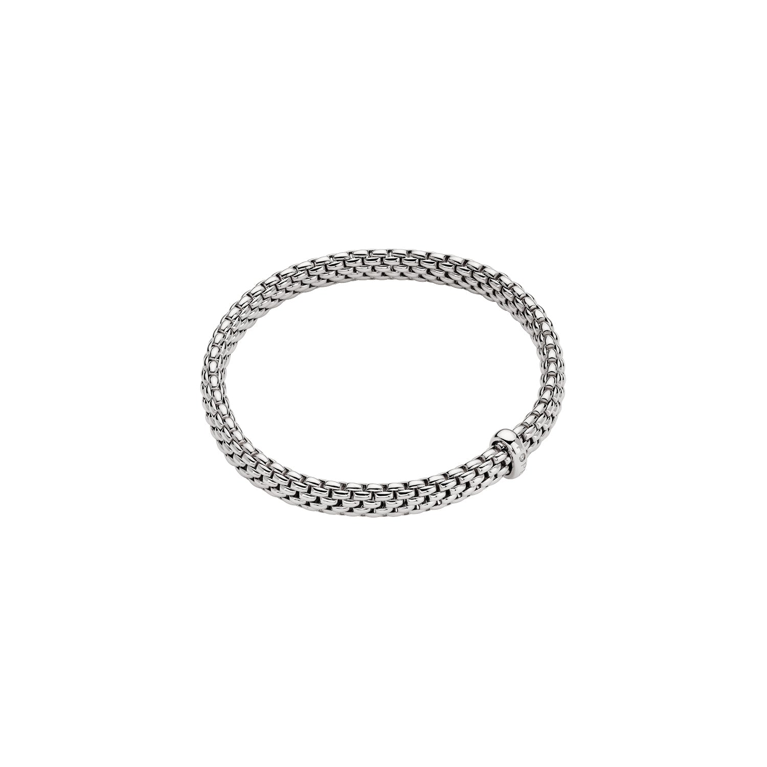 FOPE VENDOME 18K Gold Flex’it Bracelet with a White Diamond - Jackson Hole Jewelry Company
