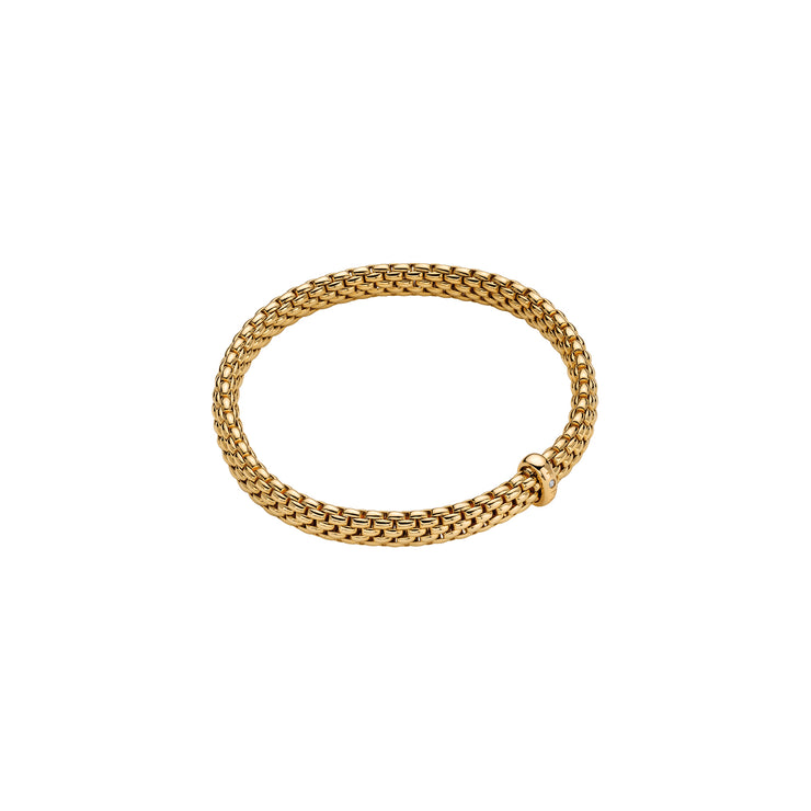 FOPE VENDOME 18K Gold Flex’it Bracelet with a White Diamond
