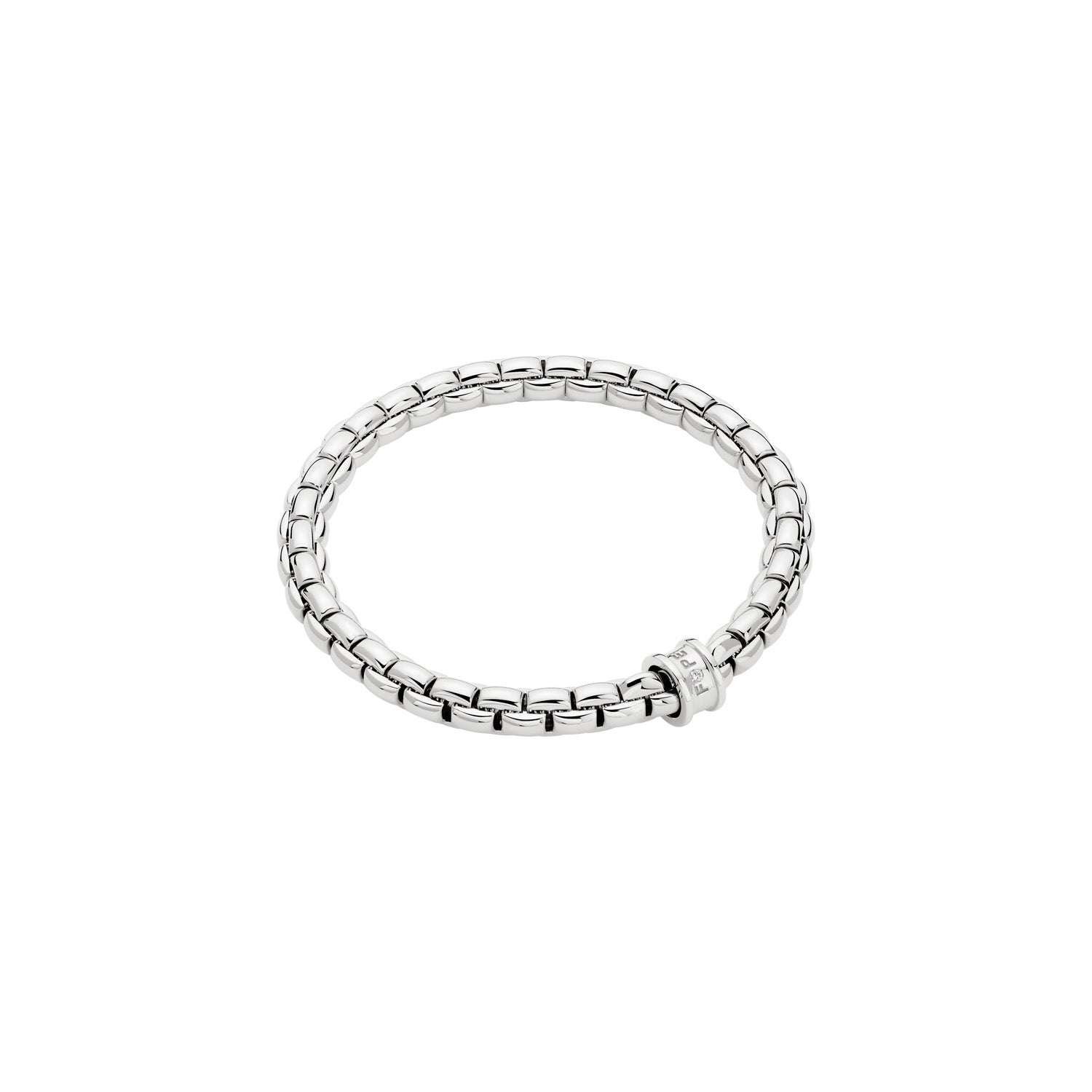 FOPE EKA 18K Gold Tiny Bracelet with a White Diamond - 0.02 carats - Jackson Hole Jewelry Company