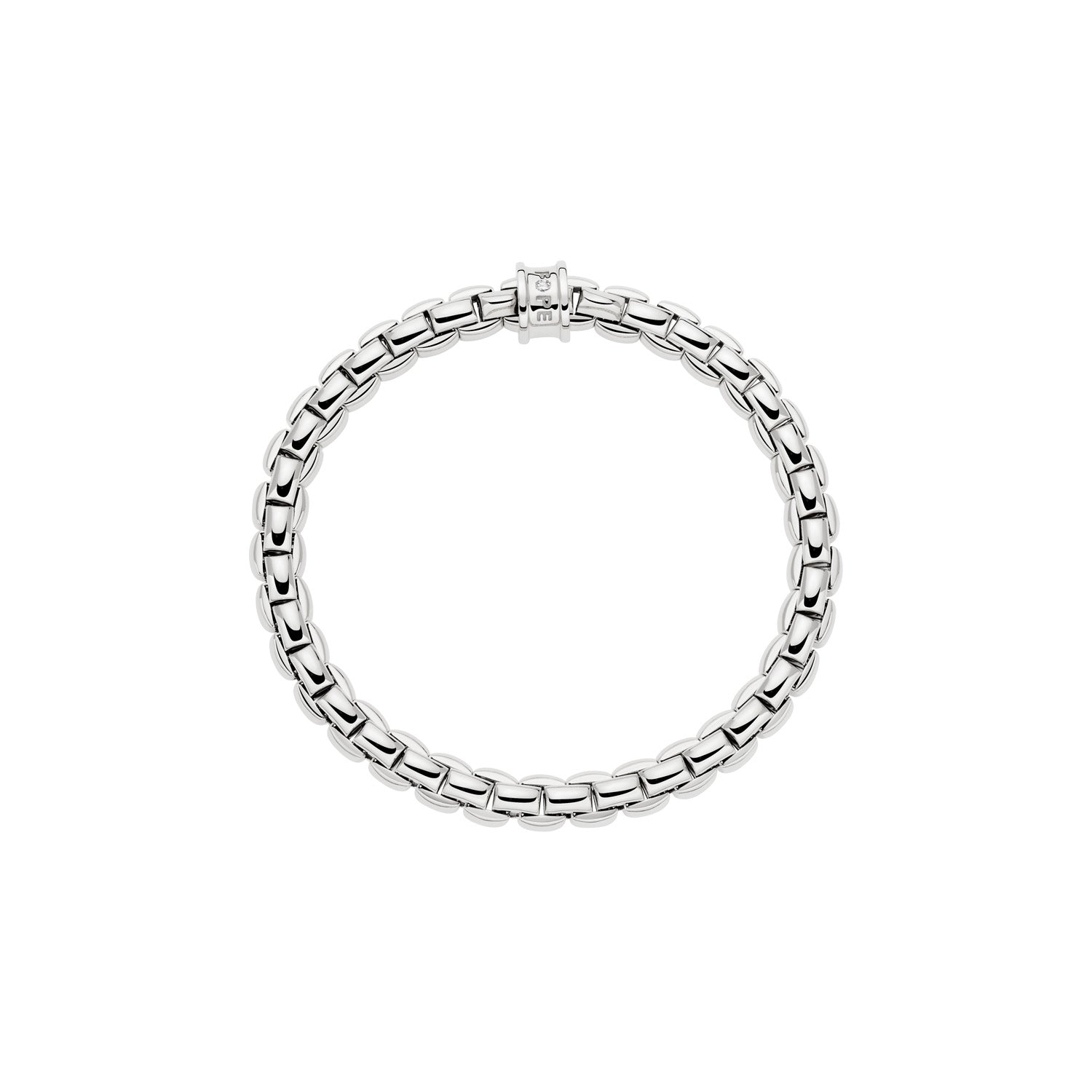 FOPE EKA 18K Gold Tiny Bracelet with a White Diamond - 0.02 carats - Jackson Hole Jewelry Company
