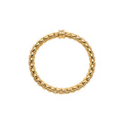 FOPE EKA 18K Gold Tiny Bracelet with a White Diamond - 0.02 carats - Jackson Hole Jewelry Company