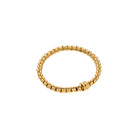 FOPE EKA 18K Gold Tiny Bracelet with a Black Diamond - 0.01 carats - Jackson Hole Jewelry Company