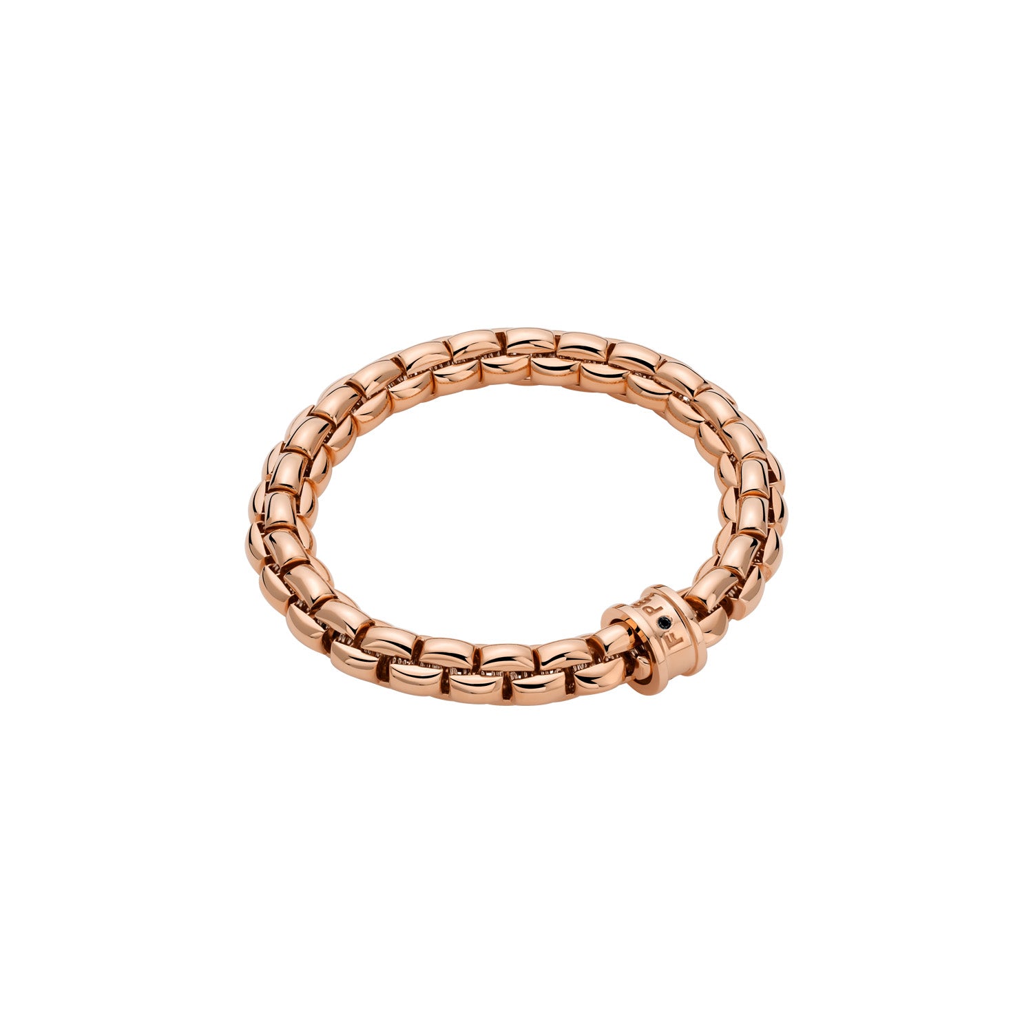 FOPE EKA 18K Gold Bracelet with a Black Diamond - 0.02 carats - Jackson Hole Jewelry Company