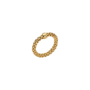 FOPE ESSENTIALS 18K Gold Flex'it Ring With Round Mesh
