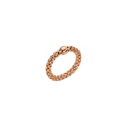 FOPE ESSENTIALS 18K Gold Flex'it Ring With Round Mesh