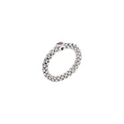 FOPE SOULS 18K Gold Flex'it Ring with Single Pink Sapphire - 0.10 carats - Jackson Hole Jewelry Company
