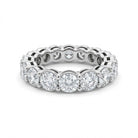 Round Diamond Eternity Band in Platinum 4.23 Cttw - Jackson Hole Jewelry Company