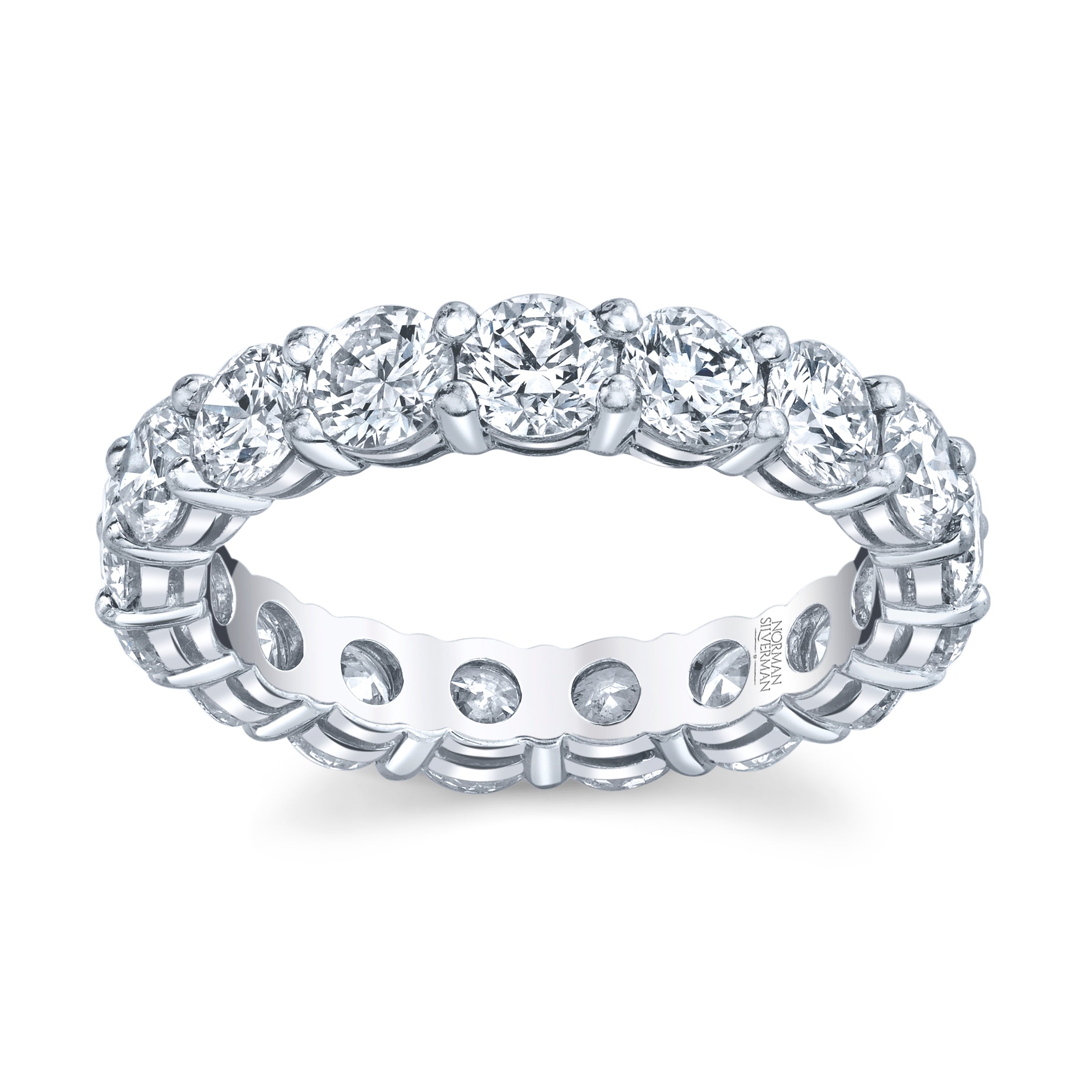 Round Diamond Eternity Band in Platinum - Jackson Hole Jewelry Company