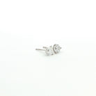 Round Brilliant Diamond Stud Earrings in 18K White Gold 0.93 Cttw - Jackson Hole Jewelry Company