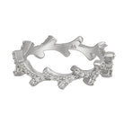 Diamond Antler Eternity Stacking Ring in 14K Gold - Jackson Hole Jewelry Company