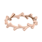 14 Karat Gold Antler Stacking Ring - Jackson Hole Jewelry Company