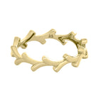 14 Karat Gold Antler Stacking Ring - Jackson Hole Jewelry Company