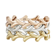 14 Karat Gold Antler Stacking Ring - Jackson Hole Jewelry Company