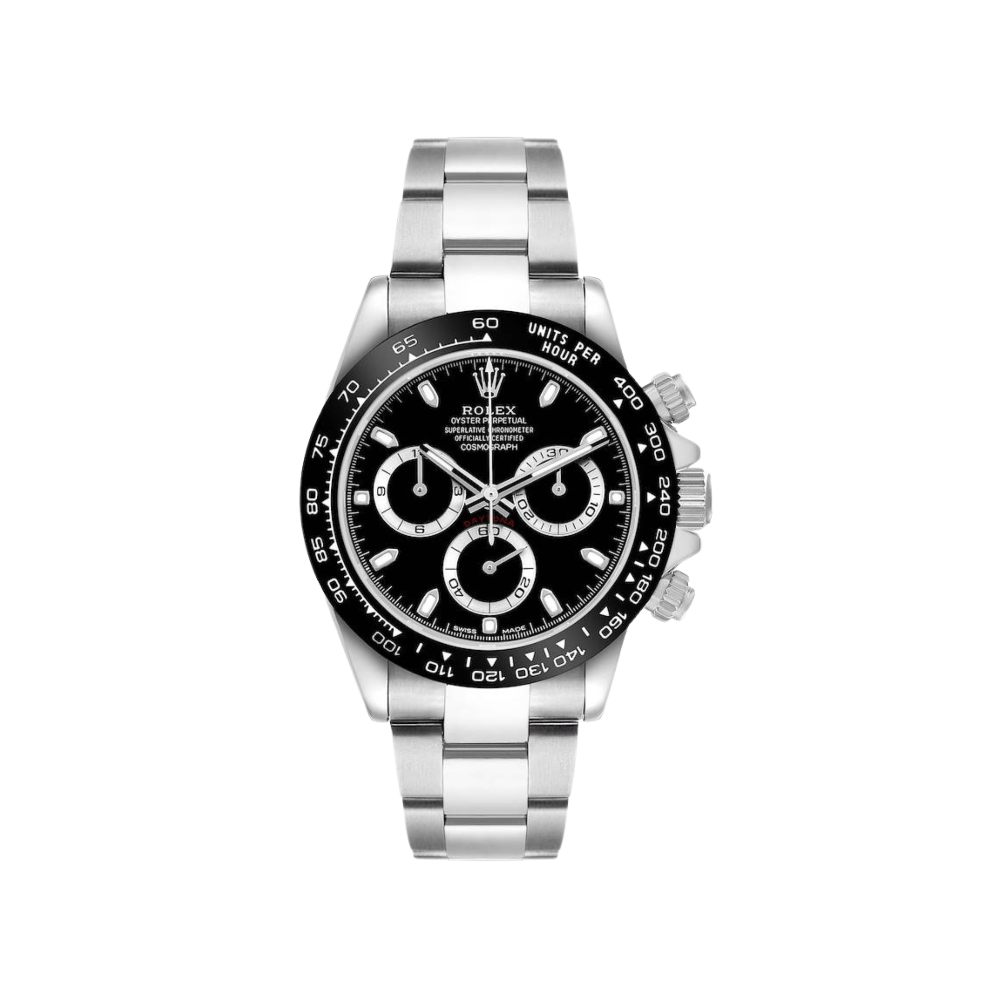 Rolex Cosmograph Daytona 40mm Black Dial in Oystersteel - Jackson Hole Jewelry Company