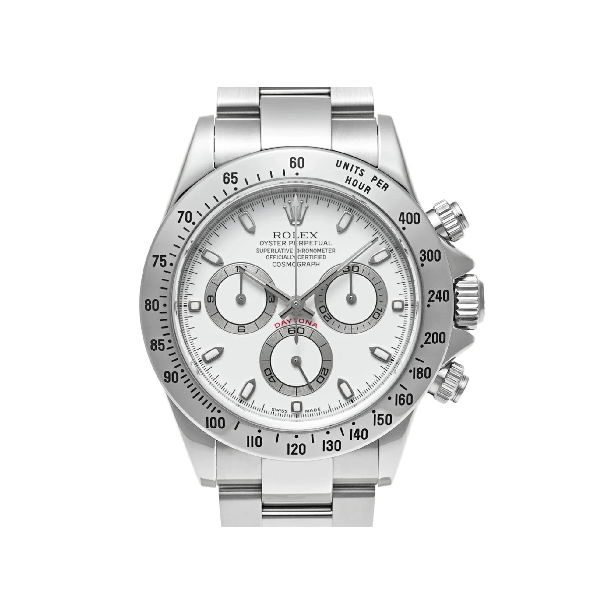 Rolex Daytona 40mm in Oystersteel with White Dial - Jackson Hole Jewelry Company