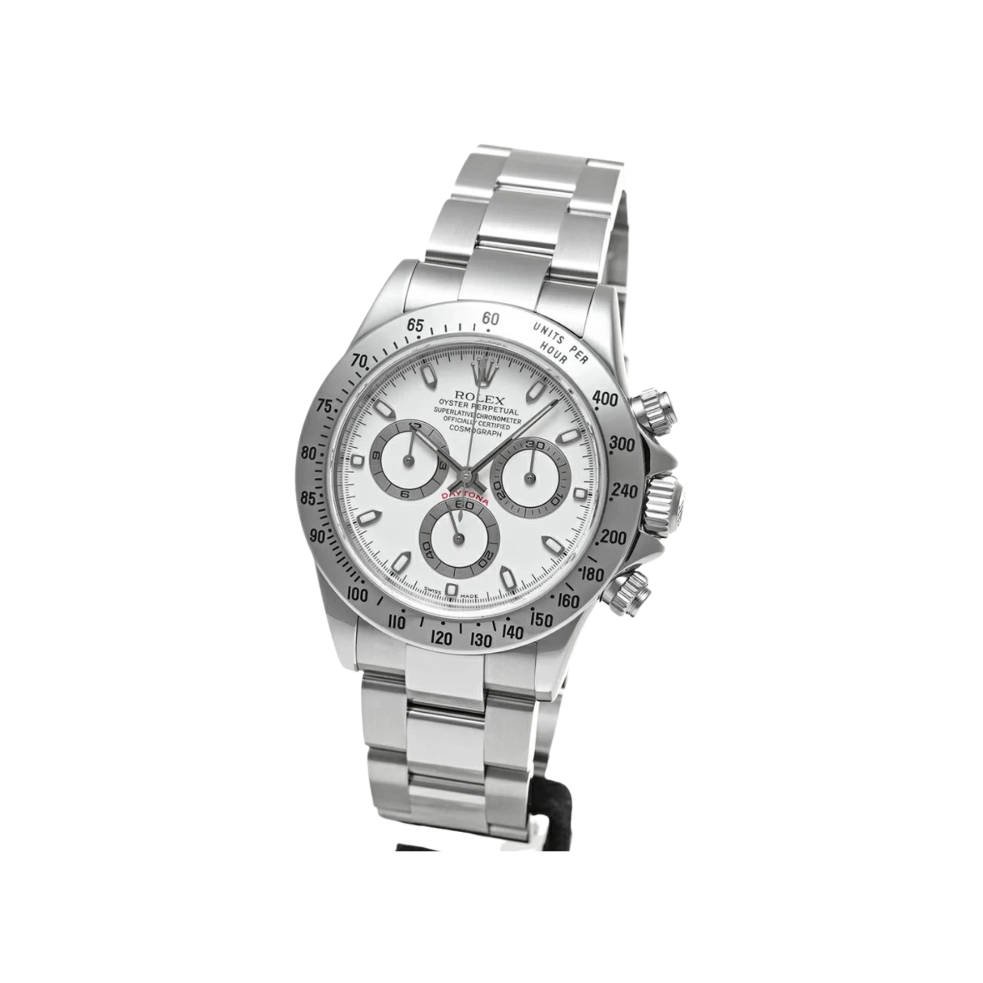 Rolex Daytona 40mm in Oystersteel with White Dial - Jackson Hole Jewelry Company