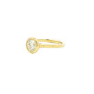 Round Brilliant Diamond Ring in 18K Yellow Gold - Jackson Hole Jewelry Company