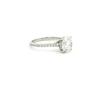 Round Brilliant Diamond Engagement Ring in Platinum - Jackson Hole Jewelry Company