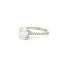 Round Brilliant Diamond Engagement Ring in Platinum - Jackson Hole Jewelry Company