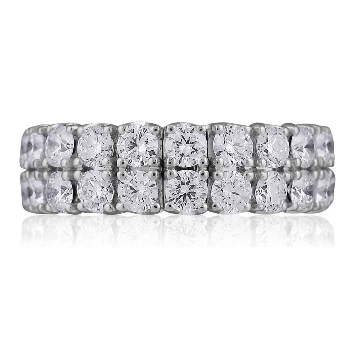 Picchiotti - Xpandable™ Round Cut Diamond Ring in 18K White Gold - Jackson Hole Jewelry Company