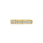 Hex Collection 18K White Gold Honeycomb 3/4 Diamond Eternity Ring - Jackson Hole Jewelry Company