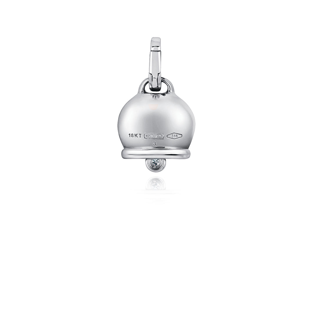 CHANTECLER CAMPANELLA CHARM 18K GOLD & DIAMOND CHARM - Jackson Hole Jewelry Company