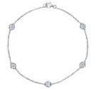 Broadway Collection 18K White Gold Necklace with White Diamonds - 1.00 CTTW - Jackson Hole Jewelry Company