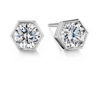 Broadway Collection 18K White Gold Diamond Studs - Jackson Hole Jewelry Company