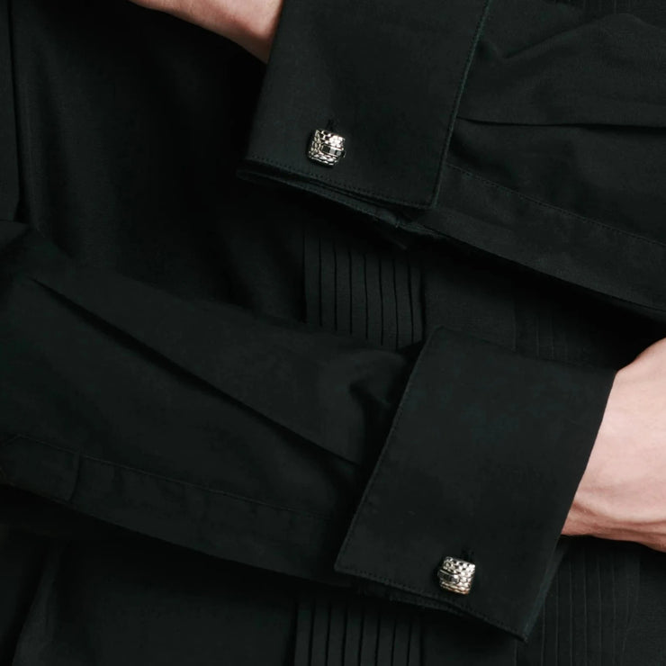 FOPE Vendome Collection Gold Cufflinks with Black Diamonds - Jackson Hole Jewelry Company