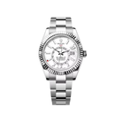 Rolex Sky-Dweller 42mm White Dial in Oystersteel and White Gold on Oyster Bracelet - Jackson Hole Jewelry Company