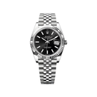 Rolex – Datejust 41mm with Black Index Dial on Jubilee Bracelet - Jackson Hole Jewelry Company