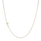 ANZIE Love Letter Pavé Diamond Necklace in 14K Gold 0.05 cttw - Jackson Hole Jewelry Company