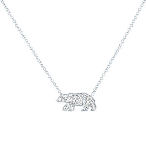 399 Queen of the Tetons Diamond Necklace in 18K Gold 0.22 cttw