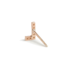ANZIE Love Letter Pavé Diamond Stud (A–Z) in 14K Gold 0.05 cttw - Jackson Hole Jewelry Company