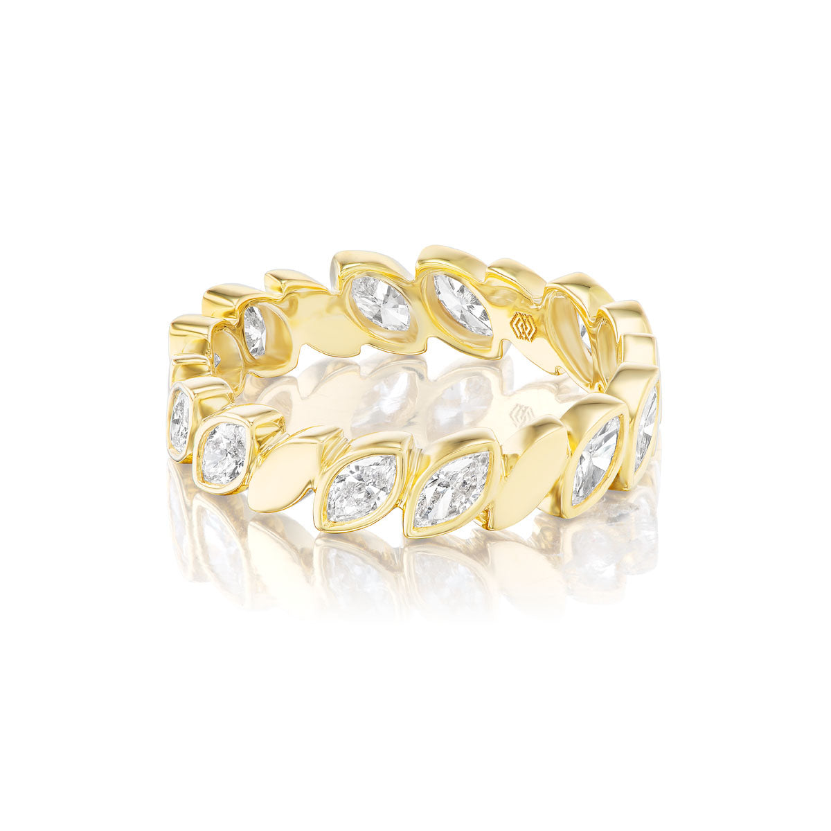 18K Yellow Gold Marquise Diamond Ring – 1.09 CTTW - Jackson Hole Jewelry Company