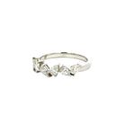 18K white gold Shape Zigzag Diamond Ring – 0.62 Carats - Jackson Hole Jewelry Company