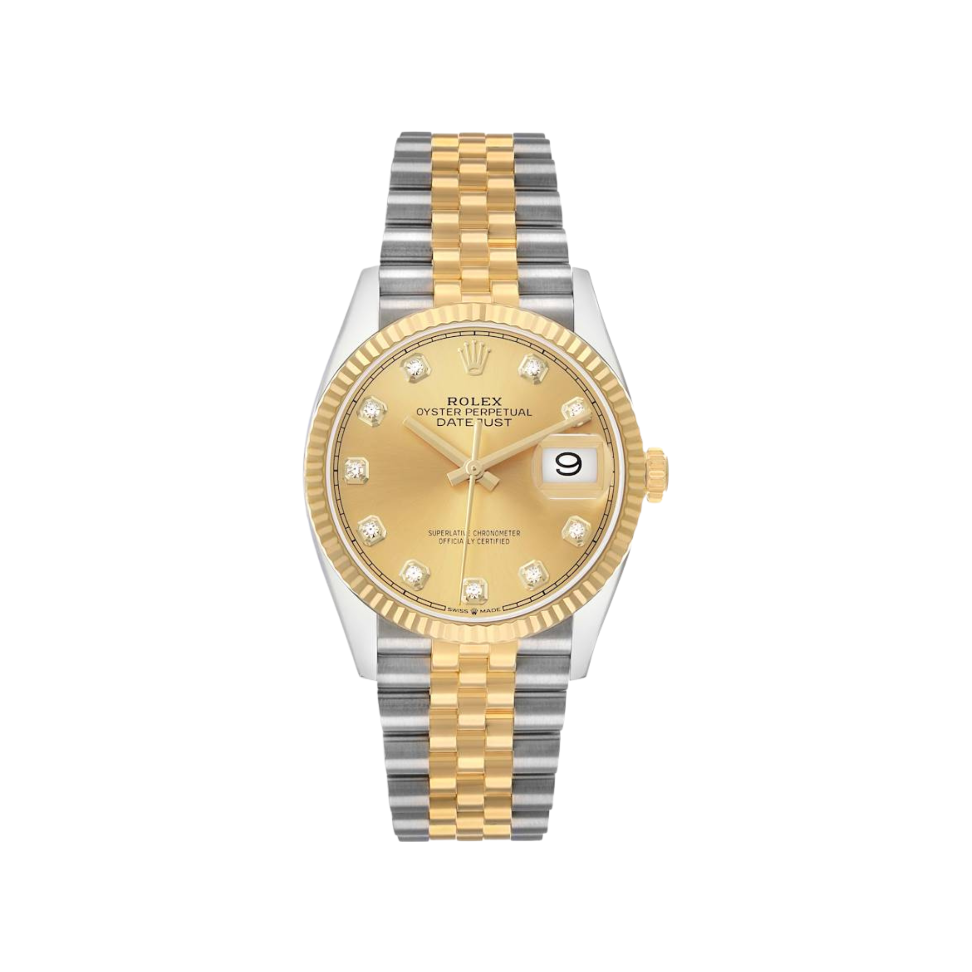 Rolex – Datejust 36mm with Champagne Diamond Dial on Jubilee Bracelet - Jackson Hole Jewelry Company