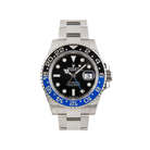 Rolex - GMT-Master II “Batman” with Black Dial & Blue/Black Cerachrom Bezel on Oyster Bracelet - Jackson Hole Jewelry Company